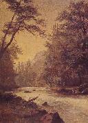 Albert Bierstadt Lower Yosemite Valley Spain oil painting artist